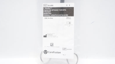 CareFusion GL650 V.Mueller Foerster Sponge Forceps 9-3/4inch